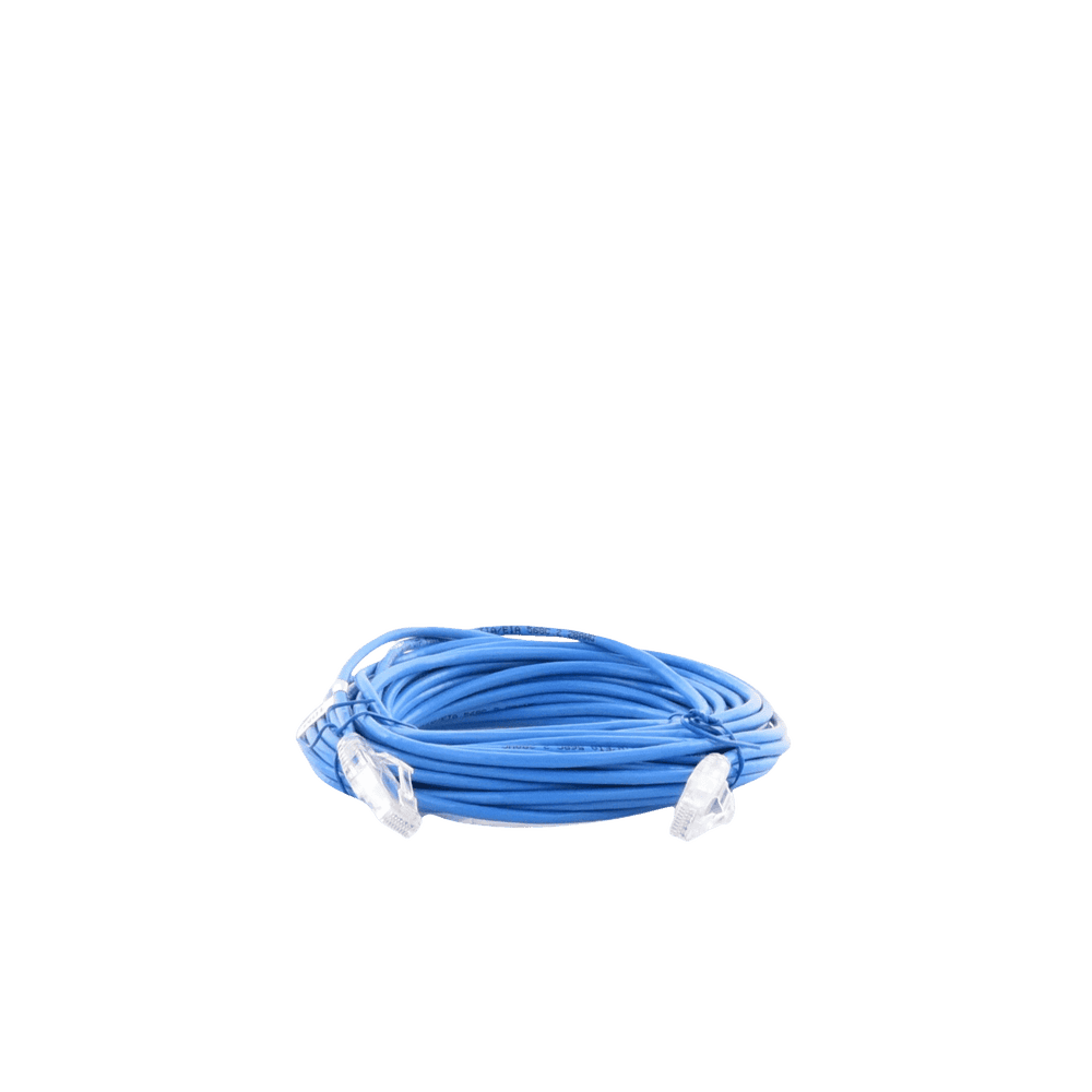 LPUT6A1000BU28-AD-3-l Cable de Parcheo Slim UTP Cat6A - 10 Metros (32.81 Pies) Azul, Diámetro Reducido (28 AWG) LP-UT6A-1000-BU28 4