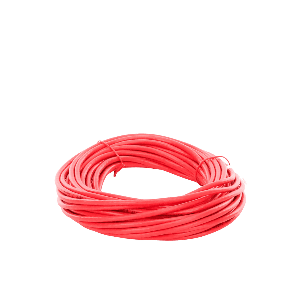 LPUT6A1000RD28-AD-4-l Cable de Parcheo Slim UTP Cat6A - 10 Metros (32.81 Pies) Rojo Diámetro Reducido (28 AWG) LP-UT6A-1000-RD28 5