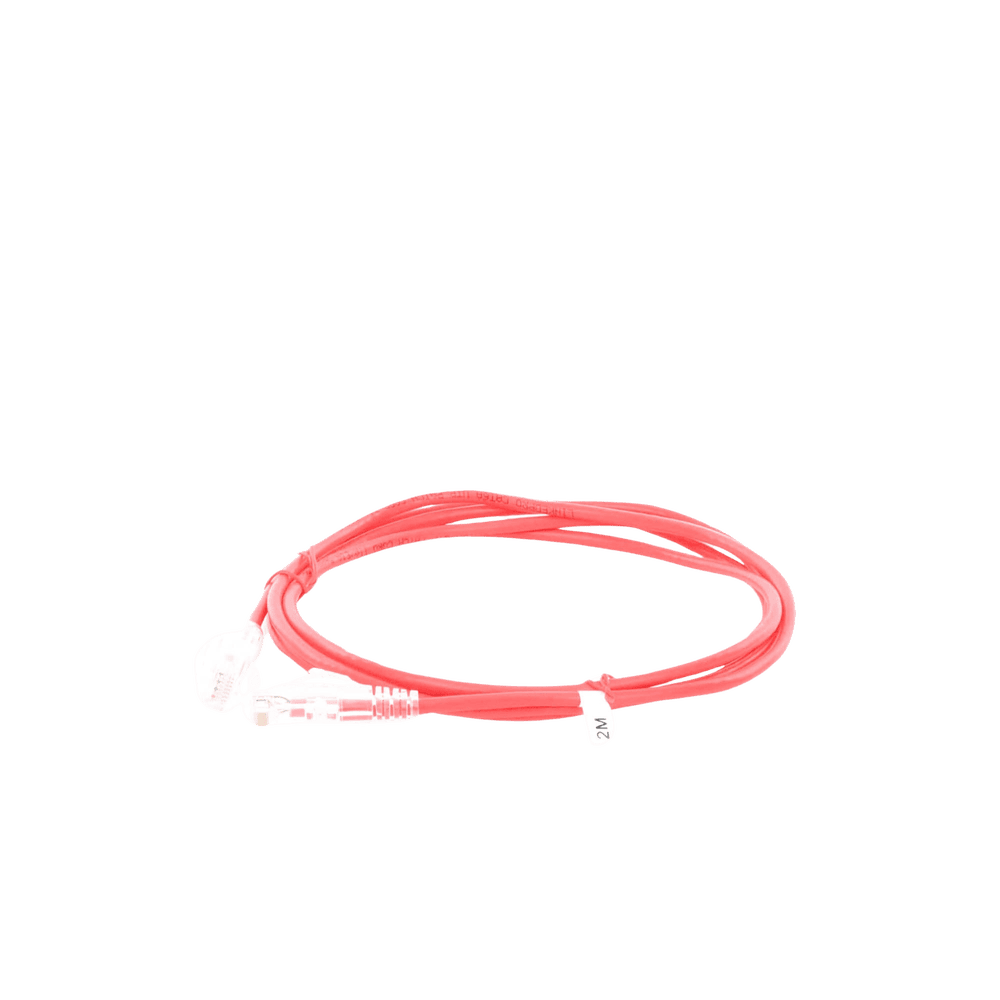 LPUT6A200RD28-AD-2-l Cable de Parcheo Slim UTP Cat6A - 2 Metros (6.56 Pies) Rojo, Diámetro Reducido (28 AWG) LP-UT6A-200-RD28 3
