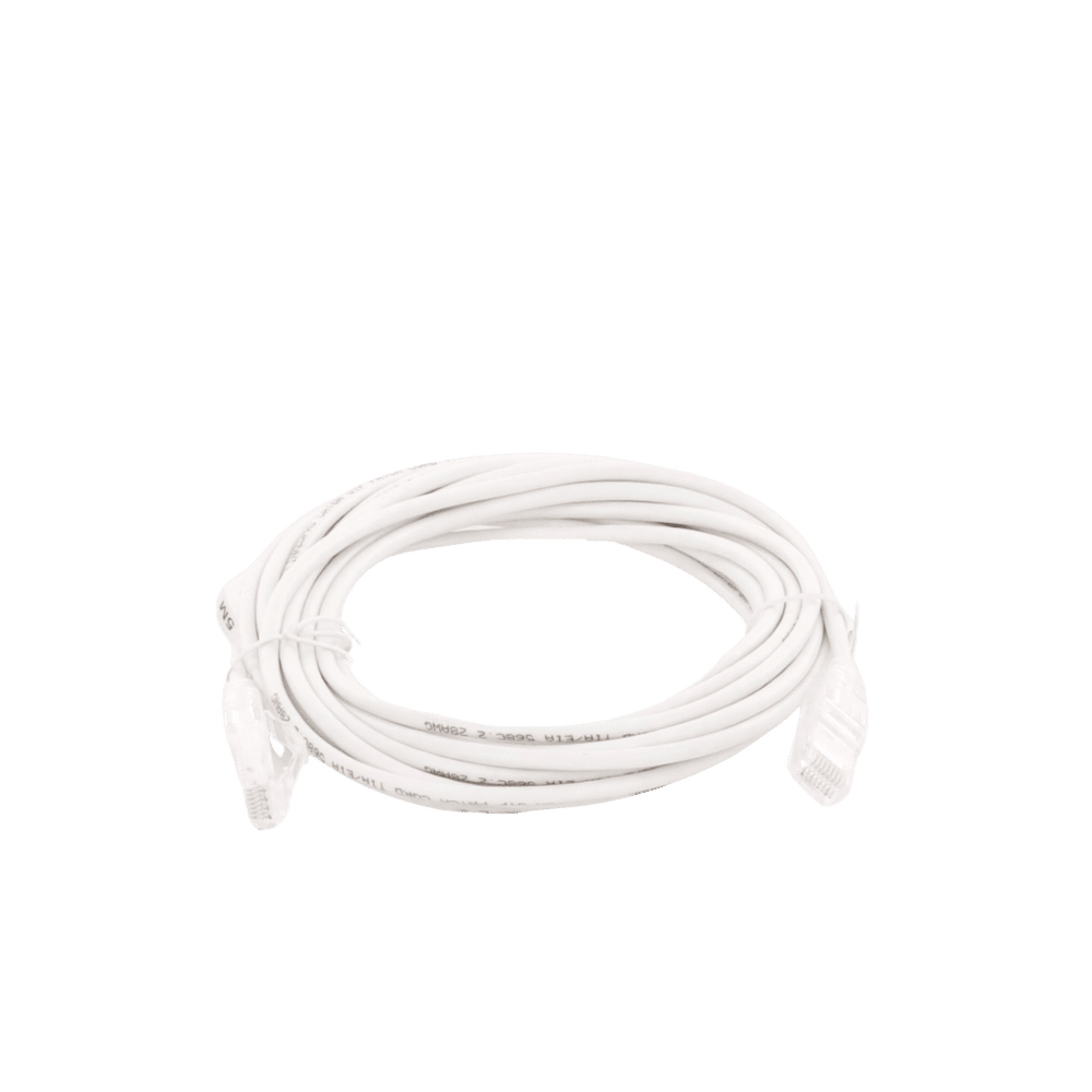 LPUT6A500WH28-AD-1-l Cable de Parcheo Slim UTP Cat6A - 5 Metros (16.40 Pies) Blanco, Diámetro Reducido (28 AWG) LP-UT6A-500-WH-28 2