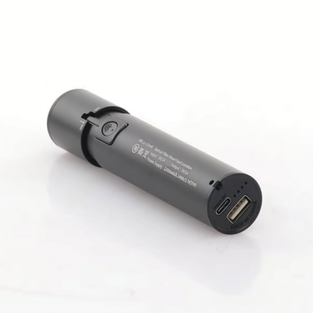 LPVFL15W-AD-1-l Localizador Visual de Fallos (VFL) / Para Conectores SC, FC, ST / Hasta 8-10 km de Distancia / Recargable por Puerto USB LP-VFL-15W 2