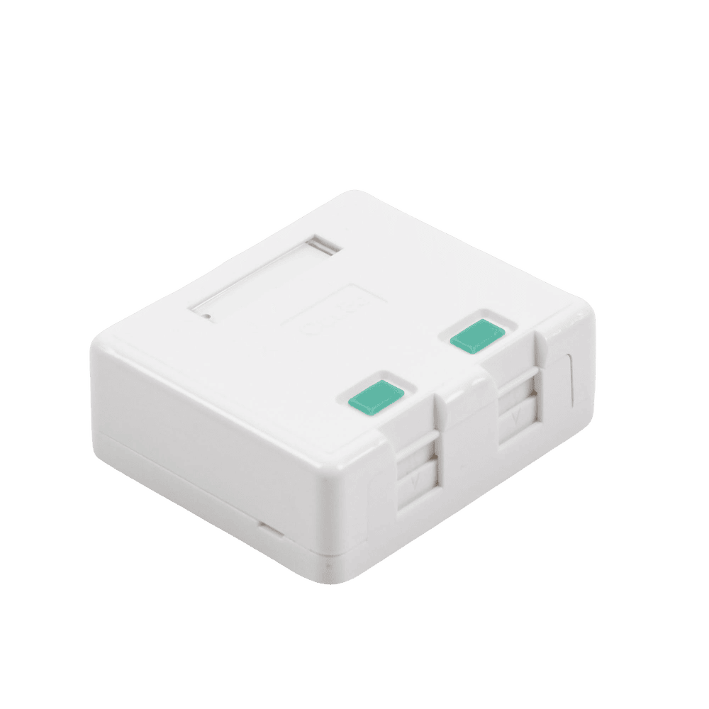 LPWP06-AD-1-l Caja de Pared con 2 Puertos Keystone, No Incluye Jacks LP-WP-06 2