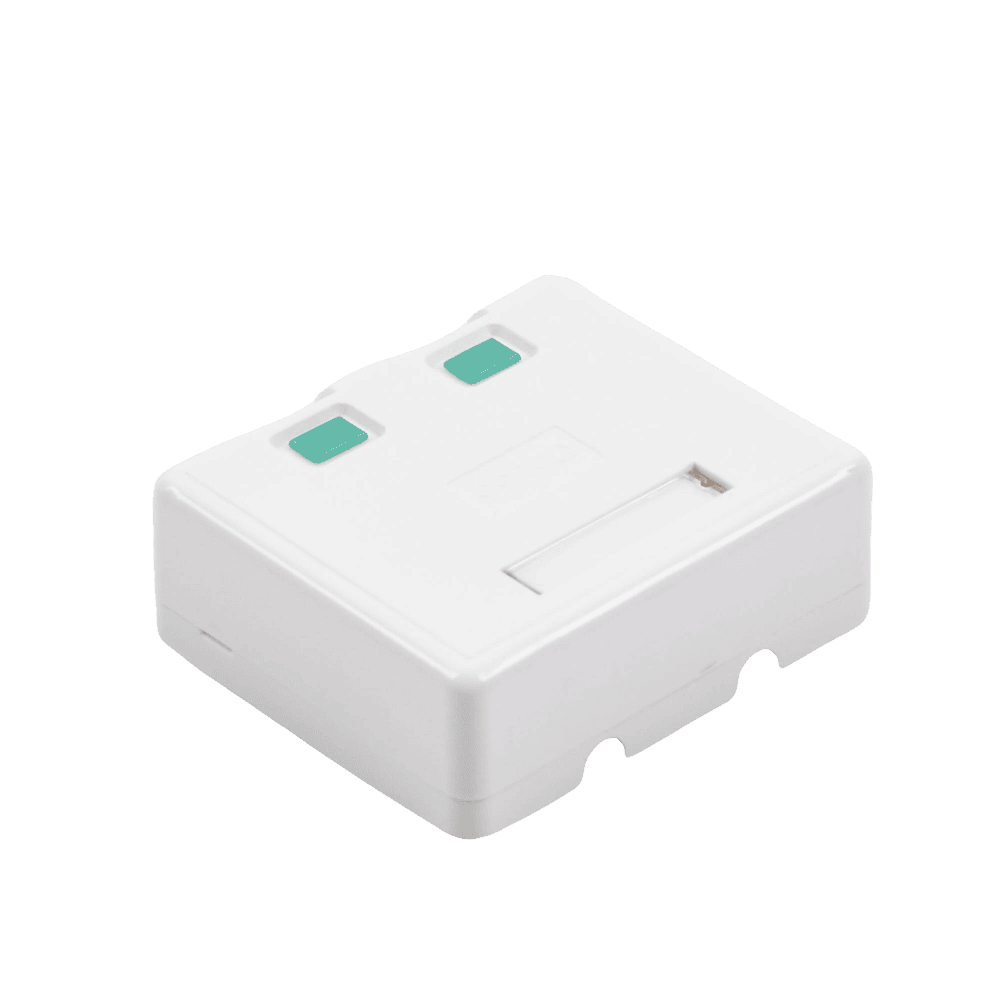 LPWP06-AD-4-l Caja de Pared con 2 Puertos Keystone, No Incluye Jacks LP-WP-06 5