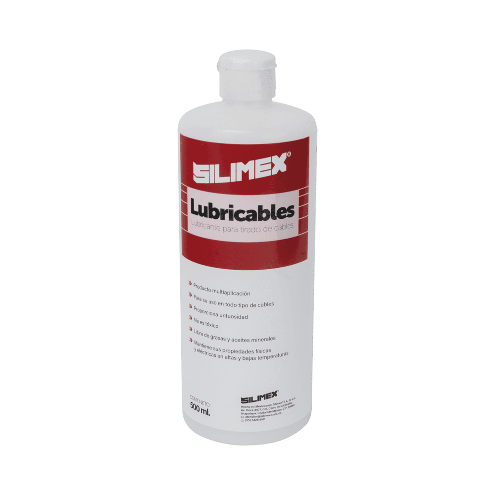 LUBRICABLES1_2LT-l Lubricante Dieléctrico de Alta Eficiencia para Jalado de Cables Sin Daños / No es Tóxico y Compatible con Todo Tipo de Cable / Deslizamiento de Cables Seguro, Sin Fricción y Sin Riesgos / Presentación de 1/2 Litro LUBRICABLES1/2LT 1