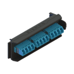 Placa Acopladora LightVerse, 6 Conectores Dúplex LC/UPC, Acepta hasta 12 Fibras Monomodo (No Shuttered) LVA12LCUBCA-l