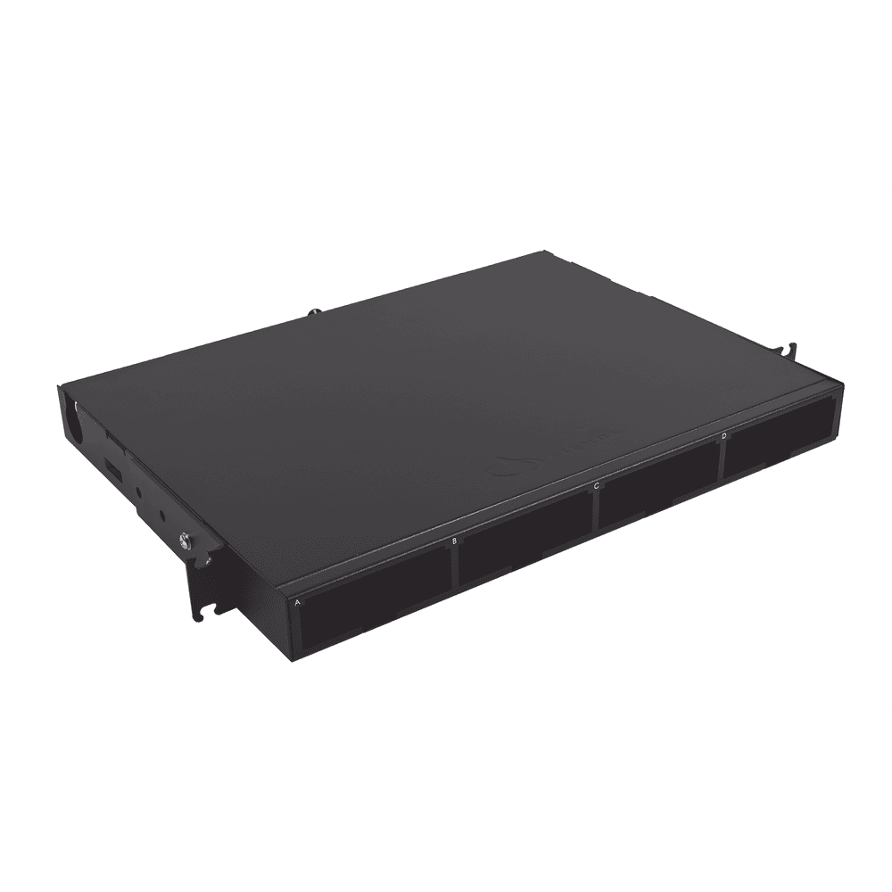 LVE1UMSC01A-l-1 Distribuidor de Fibra Óptica de Alta Densidad LigthVerse *Core* Para Rack de 19 Pulgadas, Acepta 4 Placas Plug and Play, Hasta 96 Fibras, 1 UR LVE-1U-MS-C01A 1