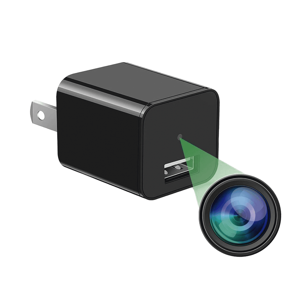 M1B-l Cámara Oculta en Cargador de Pared (Spyce Camera) / Memoria de 8GB / Resolución 2 Megapixel (1080P) / Grabación Continua o por Movimiento M1B 1