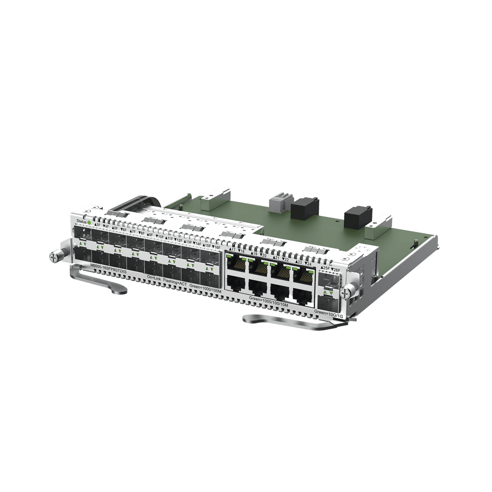 M600016SFP8GT2XS-l Tarjeta switch de 16 puertos SFP y 8 RJ45 Gigabit para RG-NBS6002 M6000-16SFP8GT2XS 1