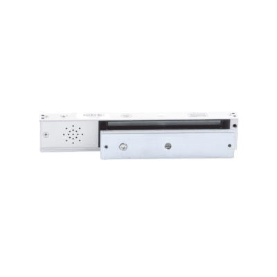 Chapa magnética 600Lb con  Buzzer de alarma de puerta mantenida abierta / LED indicador de estado /  Sensor de estado de placa/ Libre de Magnetismo Residual