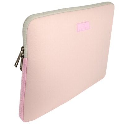 Funda para Laptop 15 Pulgadas Material Neopreno Ligero y Acolchado Bagiq Color Rosa | PERFECT CHOICE