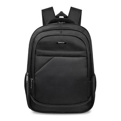 Mochila hasta 17 pulgadas, VARSOVIA,  Backpack, varios compatimientos, organizador frontal, costuras/asas y tirantes reforzadas, acolchados, Negro, 6005644