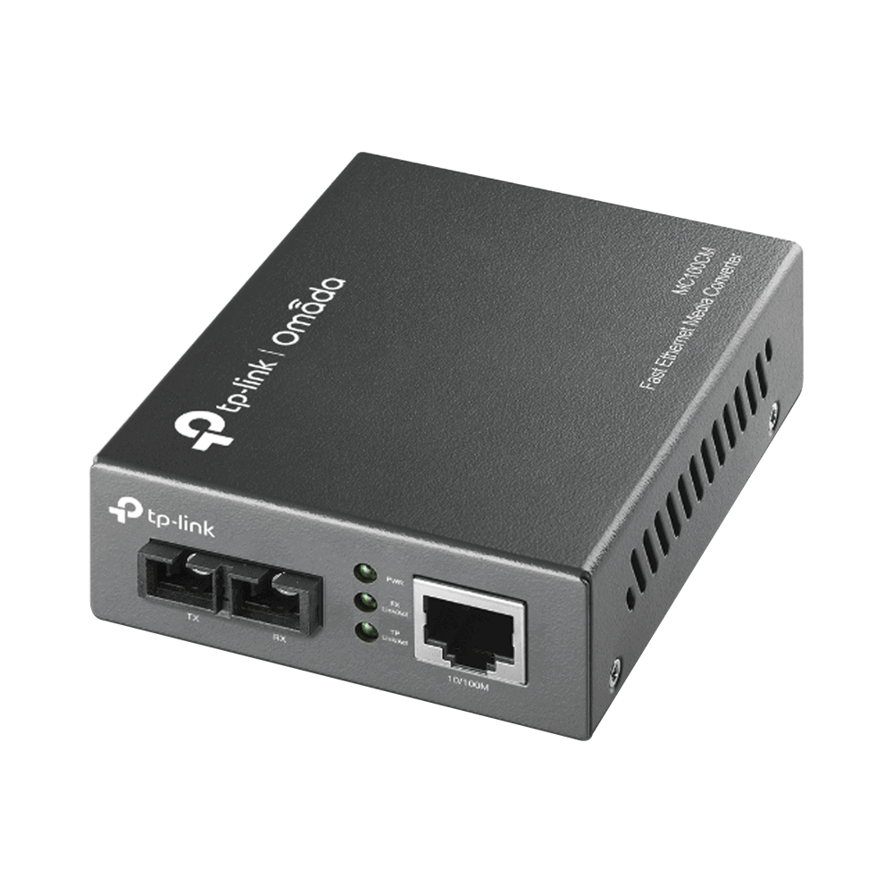 MC100CM-l Convertidor Fibra Óptica Multimodo / 1 Puerto RJ45 10/100 Mbps / Puerto Fibra Óptica SC 100 Mbps / Hasta 2 Km / Plug and Play MC100CM 1