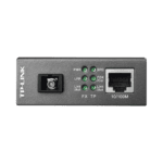 Convertidor Fibra Óptica WDM Monomodo / 1 puerto RJ45 10/100 Mbps / 1 puerto SC/UPC 100 Mbps / Hasta 20 Km / Para su Funcionamiento Requiere el Modelo MC111CS / Plug and Play MC112CS-AD-1-l