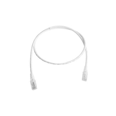 Patch Cord MC5 Modular Cat5e UTP, CM/LS0H, 2.13 Metros (7 Pies), Color Blanco, Versión Bulk (Sin Empaque Individual)