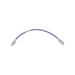 Patch Cord MC6 Modular Cat6 UTP, CM/LS0H, 0.3 Metros (1 Pie), Color Violeta MC60108-l