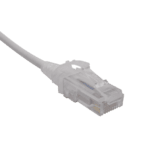 Patch Cord MC6 Modular Cat6 UTP, CM/LS0H, 0.91 Metros (3 Pies), Color Blanco, Diámetro Reducido (28AWG) MC6030228-AD-1-l