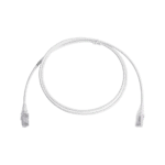 Patch Cord MC6 Modular Cat6 UTP, CM/LS0H, 1.52 Metros (5 Pies), Color Blanco, Diámetro Reducido (28AWG) MC6050228-l