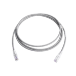 Patch Cord MC6 Modular Cat6 UTP, CM/LS0H, 2.13 Metros (7 Pies), Color Gris, Versión Bulk (Sin Empaque Individual) MC60704B-l