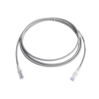 Patch Cord MC6 Modular Cat6 UTP, CM/LS0H, 2.13 Metros (7 Pies), Color Gris, Versión Bulk (Sin Empaque Individual)
