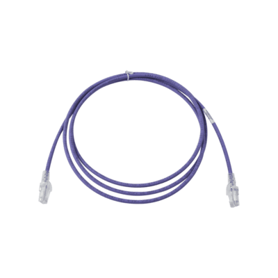 Patch Cord MC6 Modular Cat6 UTP, CM/LS0H, 2.13 Metros (7 Pies), Color Violeta, Versión Bulk (Sin Empaque Individual)