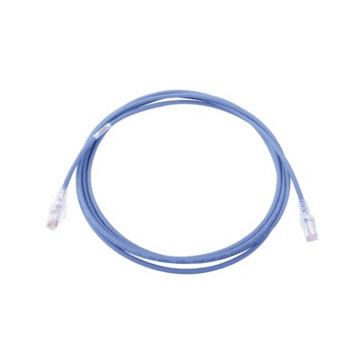Patch Cord MC6 Modular Cat6 UTP, CM/LS0H, 3.05 Metros (10 Pies), Color Azul, Versión Bulk (Sin Empaque Individual)