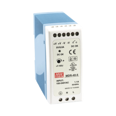 Fuente de poder Industrial Riel Din 5Vcc, 40W