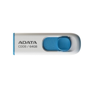 Memoria USB ADATA C008, Azul, 64 GB