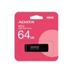Memoria USB de 64GB UR310 3.2 Gen 1 (retro compatible 3.0 y 2.0), diseño material reciclado sin tapa. NEGRO. UC310-64G-RBK MEMDAT7100_full