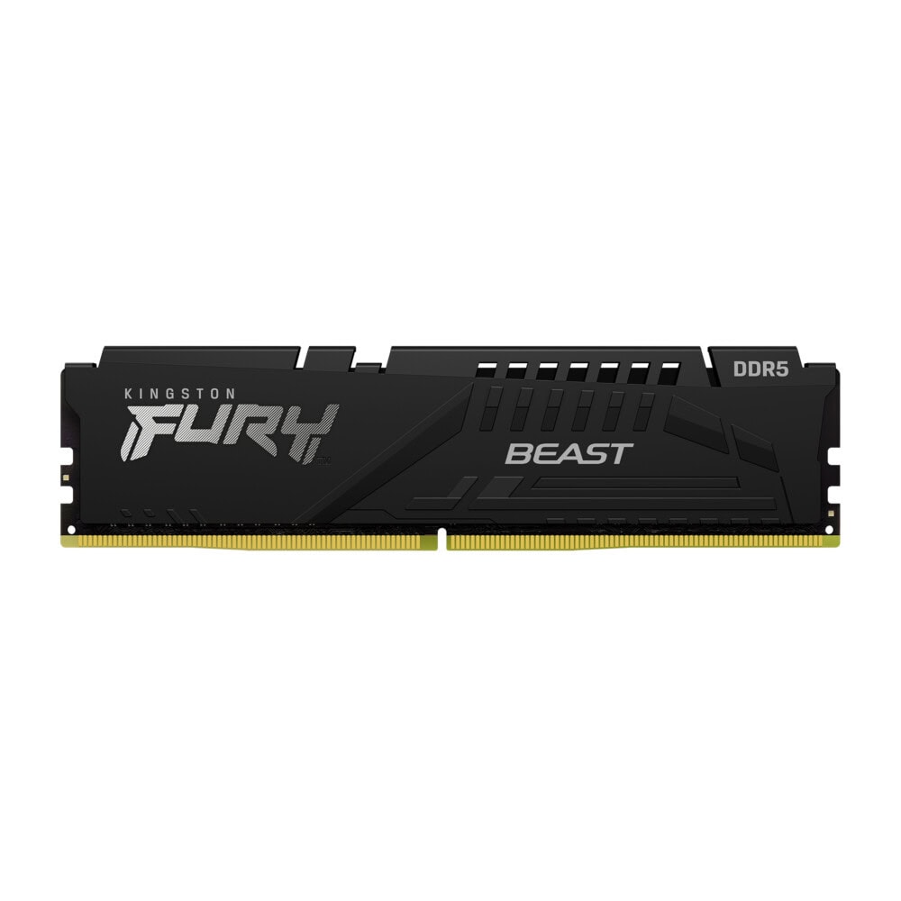 MEMKGN3420_full MEMORIA RAM KINGSTON FURY BEAST BLACK XMP DIMM DDR5 16GB 5200MT/S CL40 1RX8 1.25V KF552C40BB-16 1
