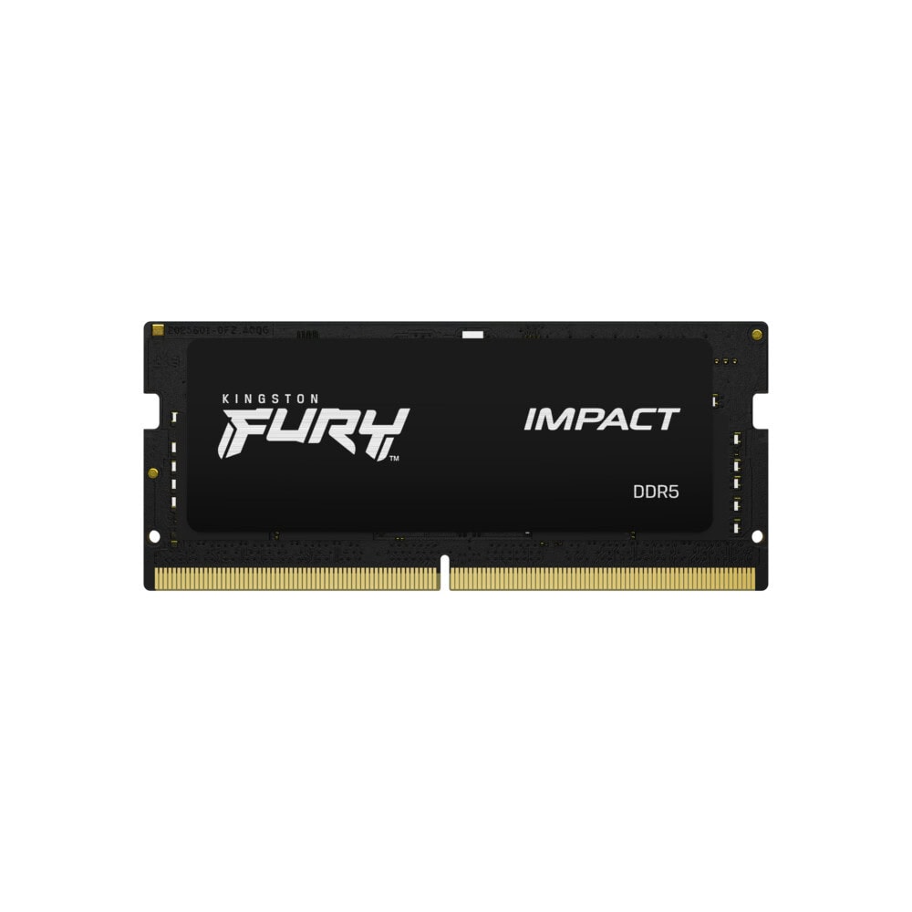 MEMKGN4960_full MEMORIA RAM KINGSTON FURY IMPACT SODIMM DDR5 8GB 4800MT/S CL38 1RX16 1.1V KF548S38IB-8 1