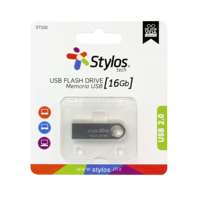 Memoria USB 16GbB Stylos. STMUSB2B MEMSTY050_full