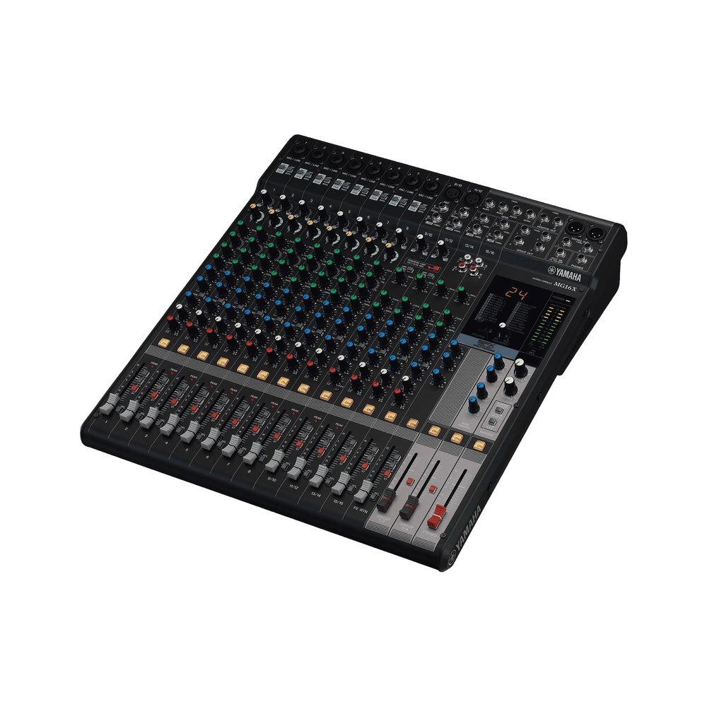 MG16XCV-l Mezcladora de Audio | 16 Canales | 10 Entradas de Micrófono | Entradas de Línea | Efectos | (MG16X) MG16XCV 1