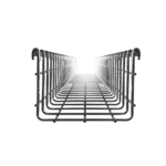 Charola Tipo Malla 116/150 mm, Acabado Electro Zinc, Hasta 277 Cables Cat6, Tramo de 3 Metros MG50442EZ-l