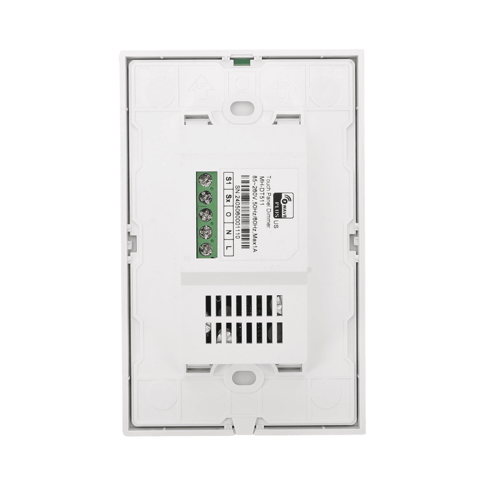 MHDT511-AD-1-l (ZWAVE) Dimmer panel táctil touch inalámbrico Zwave Plus. Compatible con Hubitat HC8, Álula M2M, otros MHDT511 2