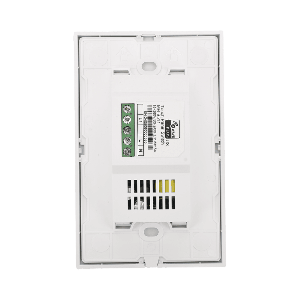 MHS511-AD-1-l (ZWAVE) Interruptor On/Off panel táctil touch inalámbrico Zwave Plus 1 boton. Compatible con Hubitat HC8, Álula M2M, otro MHS511 2