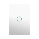 (ZWAVE) Interruptor On/Off panel táctil touch inalámbrico Zwave Plus 1 boton. Compatible con Hubitat HC8, Álula M2M, otro MHS511-l