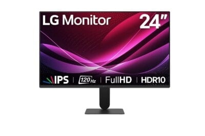 MONITOR LG 24 PULGADAS 24U411A FHD IPS 120Hz S/ BORDES
