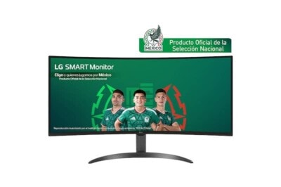 Monitor marca LG 34 modelo, 34SR60QC-B , Monitor LG Smart 34” 21:9 Curvo WQHD (3440x1440) con webOS