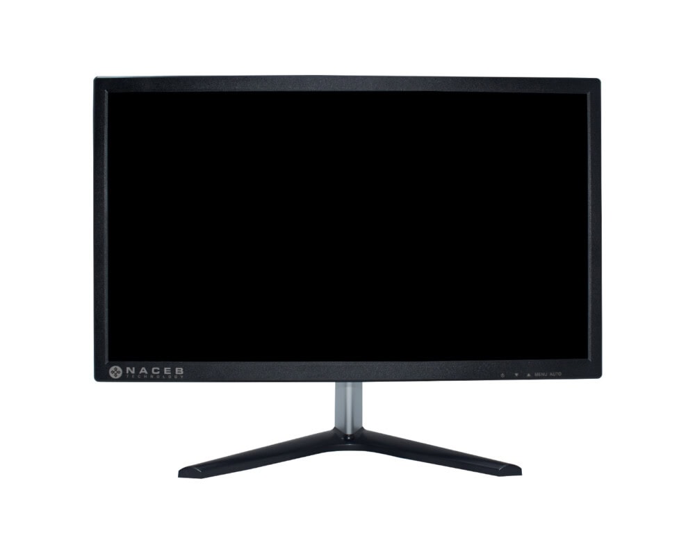 Monitor Naceb Technology NA-627, 19.5 pulgadas, 1440 x 900 Pixeles, Negro, HDMI + VGA 1 Año de Garantía con CT NA-627 2