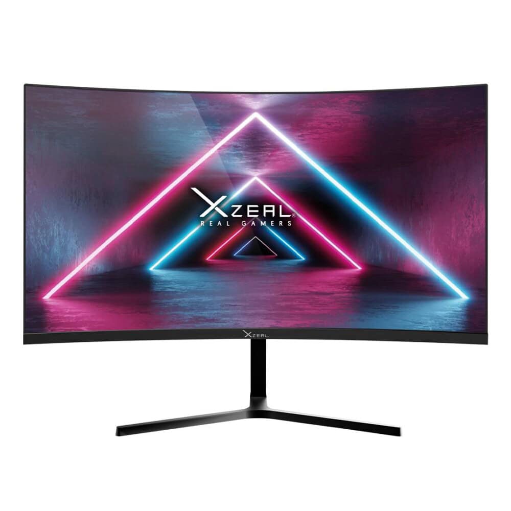 Monitor Xzeal 23.8 pulgadas Xzeal XSPMG07B XST-570-1 Panel Curvo VA FHD 100Hz 5ms 1xVGA + 1xHDMI + Vesa 100x100mm Negro XSPMG07B 1