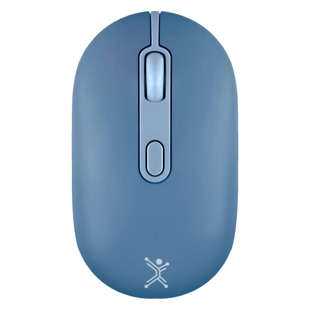 Mouse Recargable 2.4GHz + Bluetooth Clic Silencioso COLORI Color Azul | PERFECT CHOICE PC-045250 2