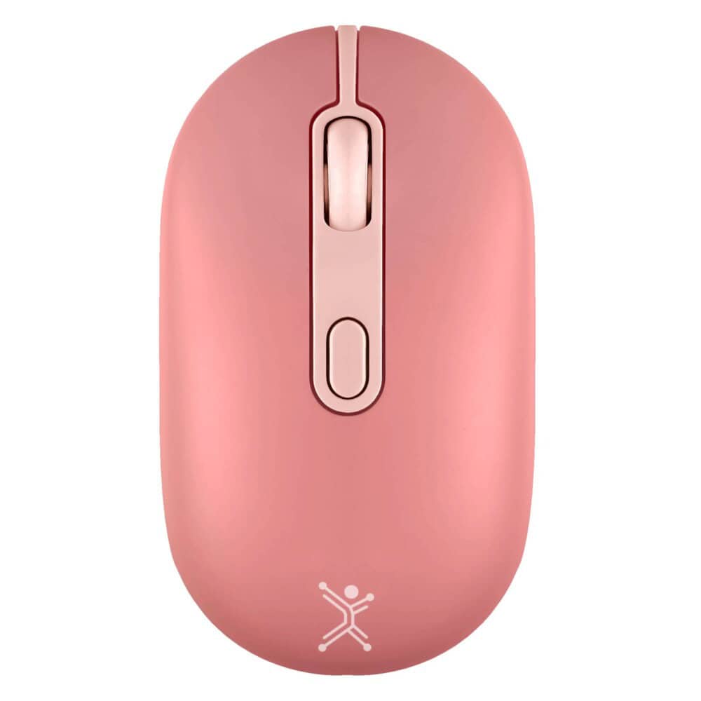 Mouse Recargable 2.4GHz + Bluetooth Clic Silencioso COLORI Color Rosa | PERFECT CHOICE PC-045267 2