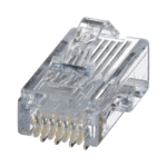Plug RJ45 Cat5e, Para Cable UTP de Calibres 24-26 AWG, Chapado en Oro de 50 Micras, Paquete de 100 Piezas MP588C-l