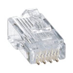 Plug RJ45 Cat5e, Para Cable UTP de Calibres 24-26 AWG, Chapado en Oro de 50 Micras, Paquete de 50 Piezas MP588L-AD-2-l-1