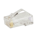 Plug RJ45 Cat5e, Para Cable UTP de Calibres 24-26 AWG, Chapado en Oro de 50 Micras, Paquete de 50 Piezas MP588L-AD-4-l