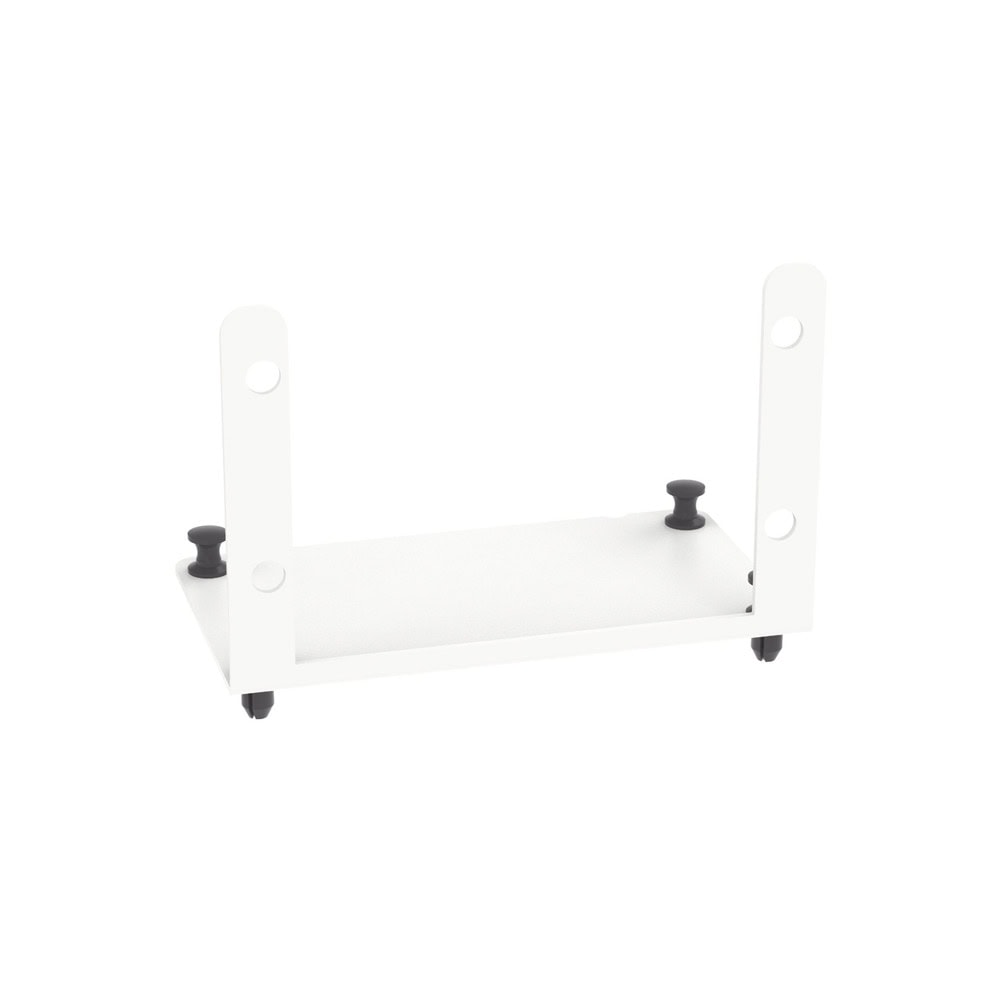 MSFCB2-LAT-DER-l Soporte Para 2 Adaptadores de Fibra Óptica Opticom®, Para Uso con Gabinetes Multipropósito, de Instalación a Presión, Color Blanco MSFCB2 4