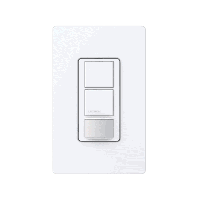 (XCT) Apagador doble con sensor de presencia, ideal para salas de entretenimiento, conferencia, etc.
