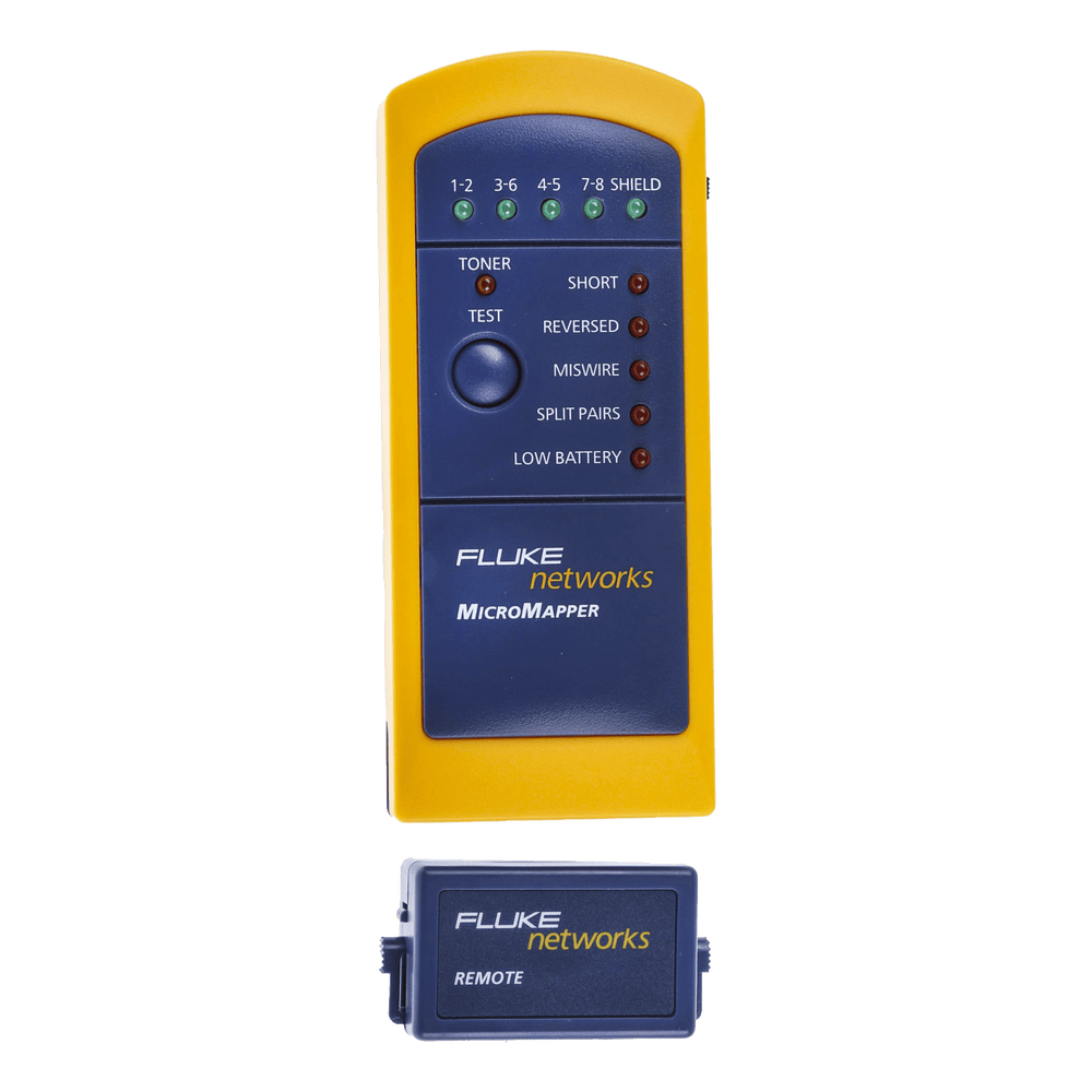 MT820049A-l-1 Probador de Mapa de Cableado MicroMapper™, para Verificar Rápida y Fácilmente la Integridad del Cableado de Par trenzado de Ethernet MT-8200-49A 1