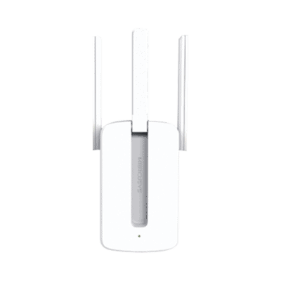 Repetidor / Extensor de Cobertura WiFi N / MU-MISO / 300 Mbps 2.4 GHz / 3 antenas externas / Botón WPS