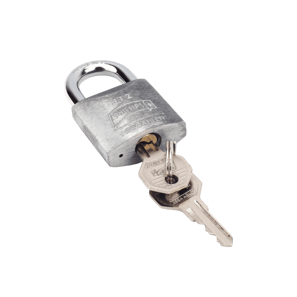 MX122-AD-3-l Candado Metálico de Gancho Corto / Llave PH-32 para 4 pernos de combinación / Cuenta con barreno para salida de agua. MX122 4